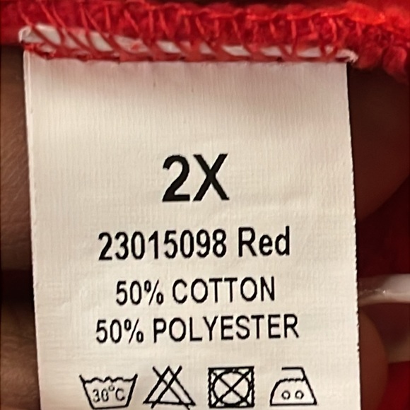 Fashion Nova Bold Red Joggers Size 2X EUC - Picture 9 of 9